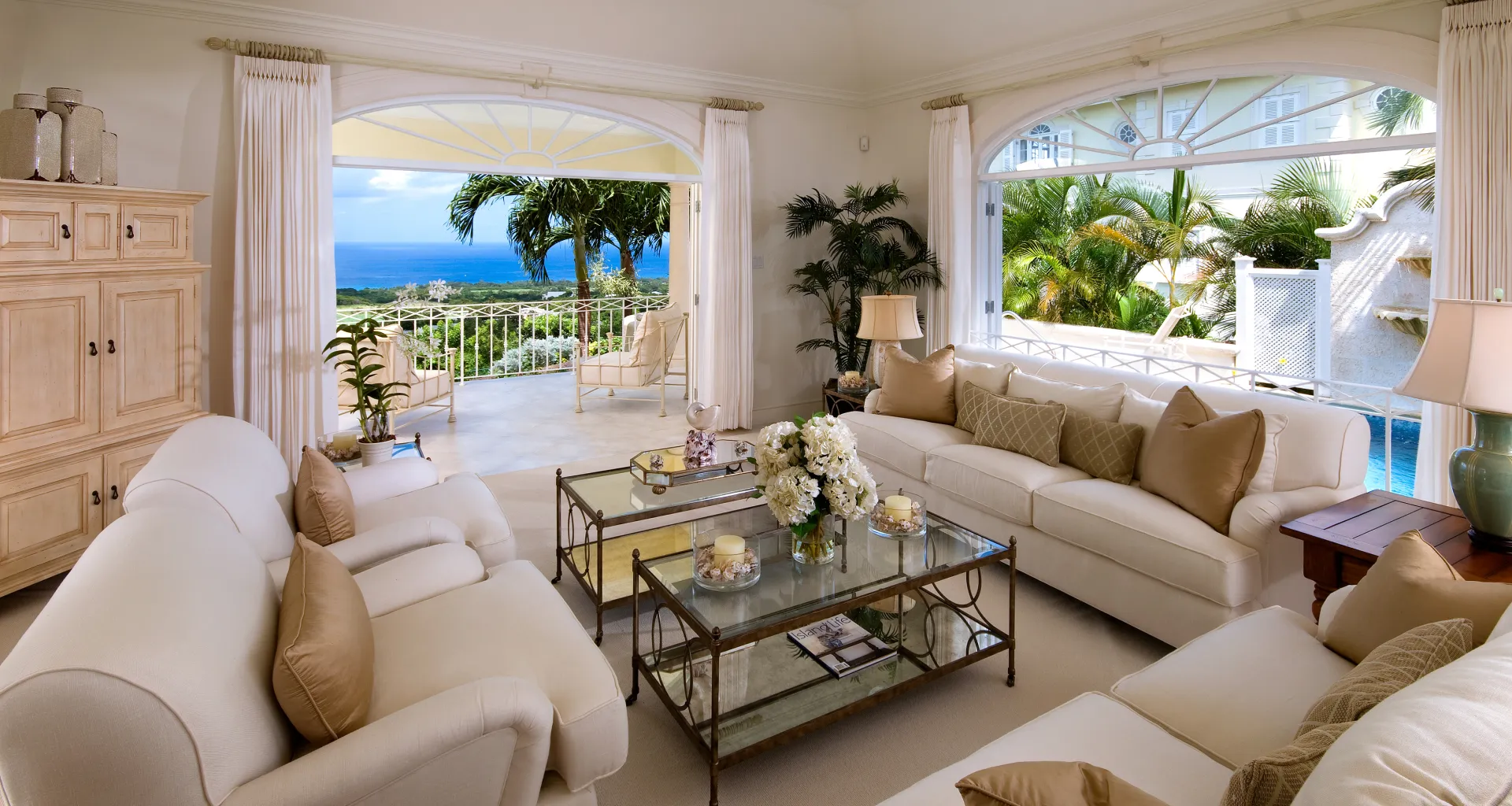 Cottage Interior Looking Out
